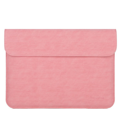 LuvCase Laptop Sleeve - Leather Collection - 13 inch - Light Pink Horizontal