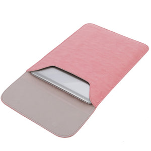 LuvCase Laptop Sleeve - Leather Collection - 13 inch - Light Pink Vertical