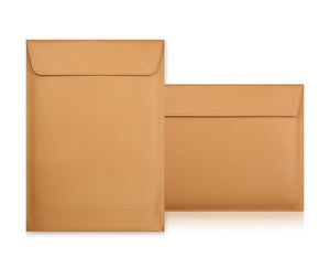 LuvCase Laptop PU Leather Envelope Sleeve Case For MacBook 13.3",15.4",11" - Cross Khaki