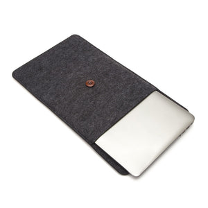 LuvCase Laptop Woolfelt Cover Case 11 12 13 15 Inch - Black