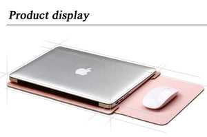 LuvCase Laptop Sleeve case PU Leather bag for 11 12 13 15.4 15.6 - Rose Gold