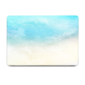 LuvCase Macbook Case Bundle - Macbook Case and Keyboard Cover - Paint Collection - beach paint