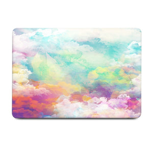 LuvCase Macbook Case Bundle - Macbook Case and Keyboard Cover - Paint Collection - Sky Paint