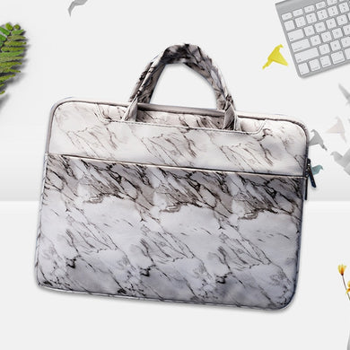 LuvCase Macbook / Surface Laptop Sleeve - Marble Collection - White Marble