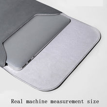 Load image into Gallery viewer, LuvCase Macbook Sleeve - Leather Collection - Dark Grey
