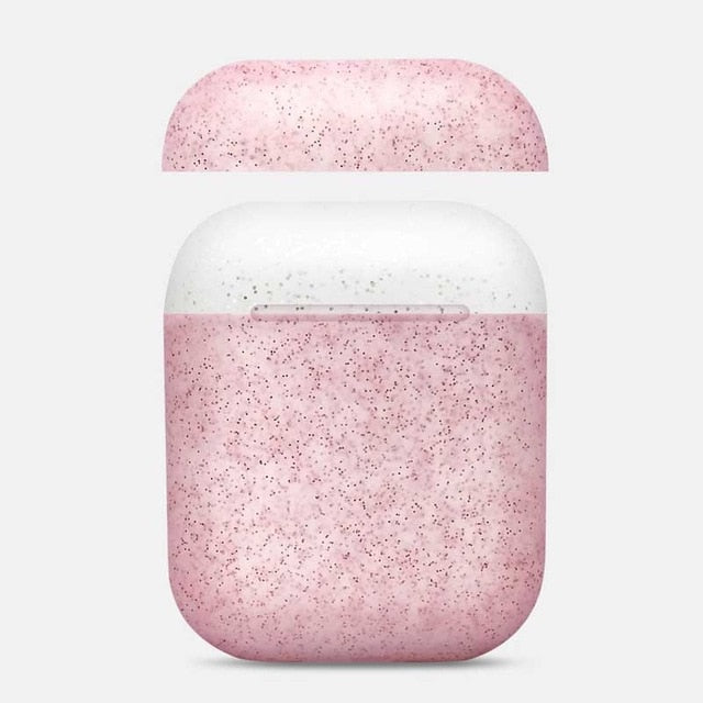 LuvCase AirPod Case - Color Collection - Glitter Pink / Glitter White