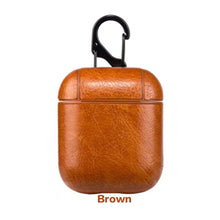 Load image into Gallery viewer, LuvCase AirPod Case with Hook - Leather Collection - Classic Leather