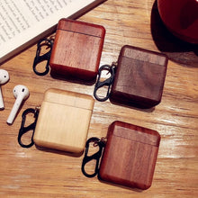 Load image into Gallery viewer, LuvCase AirPods Case With hook - Wood Collection - Maple wood