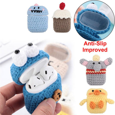 LuvCase AirPods Case - Knitted Collection - Blue